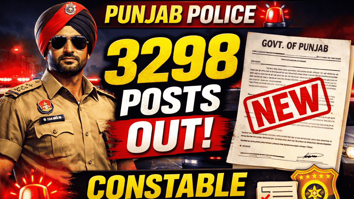 Punjab Police Constable Recruitment