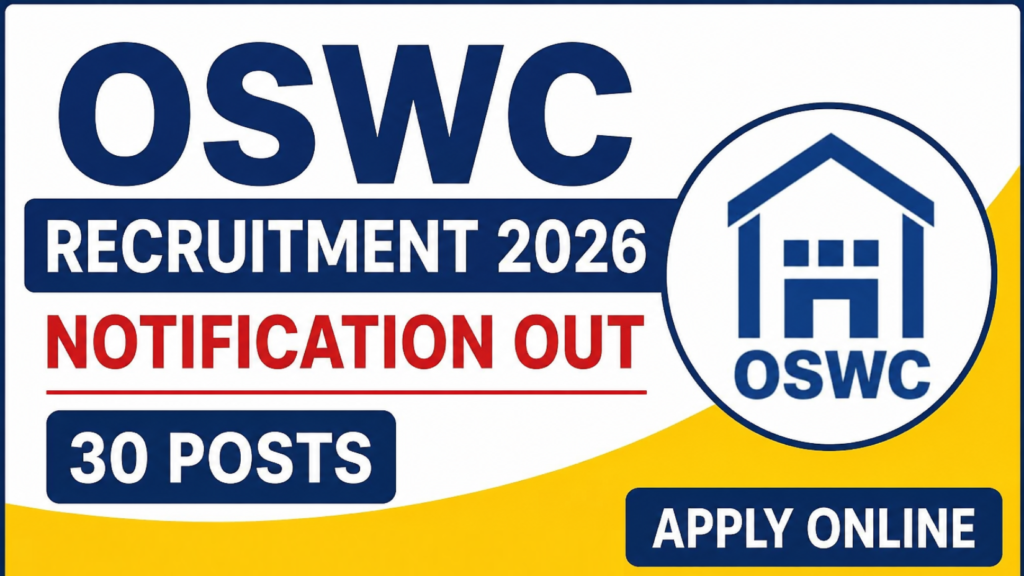 OSWC Recruitment 2026