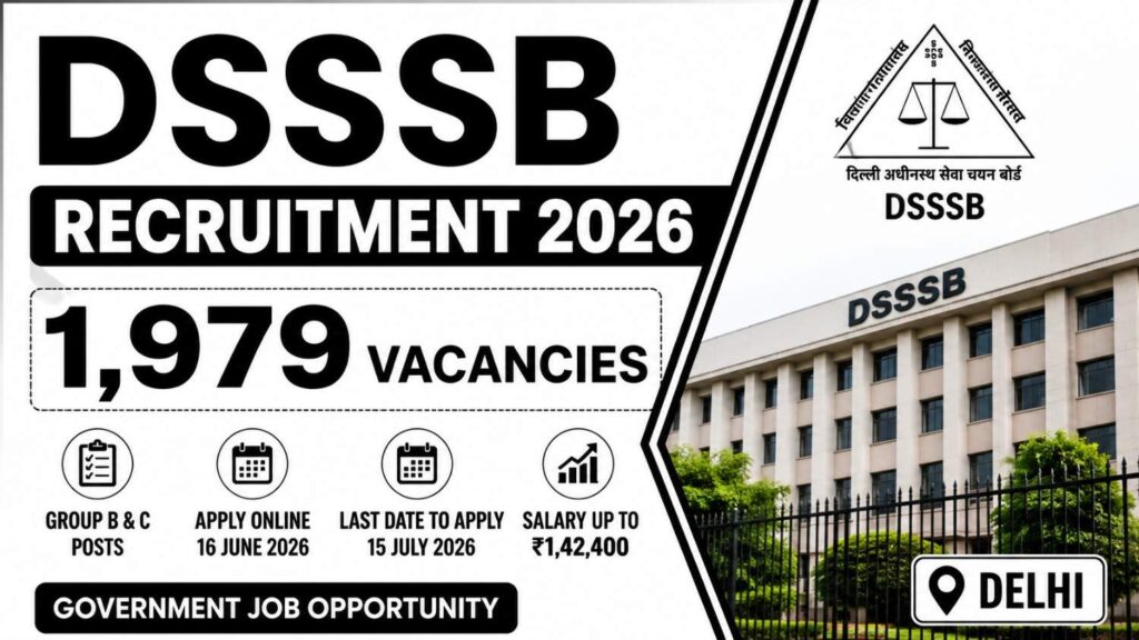DSSSB Recruitment 2026