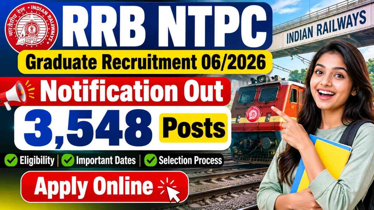 RRB NTPC Graduate Jobs 2026